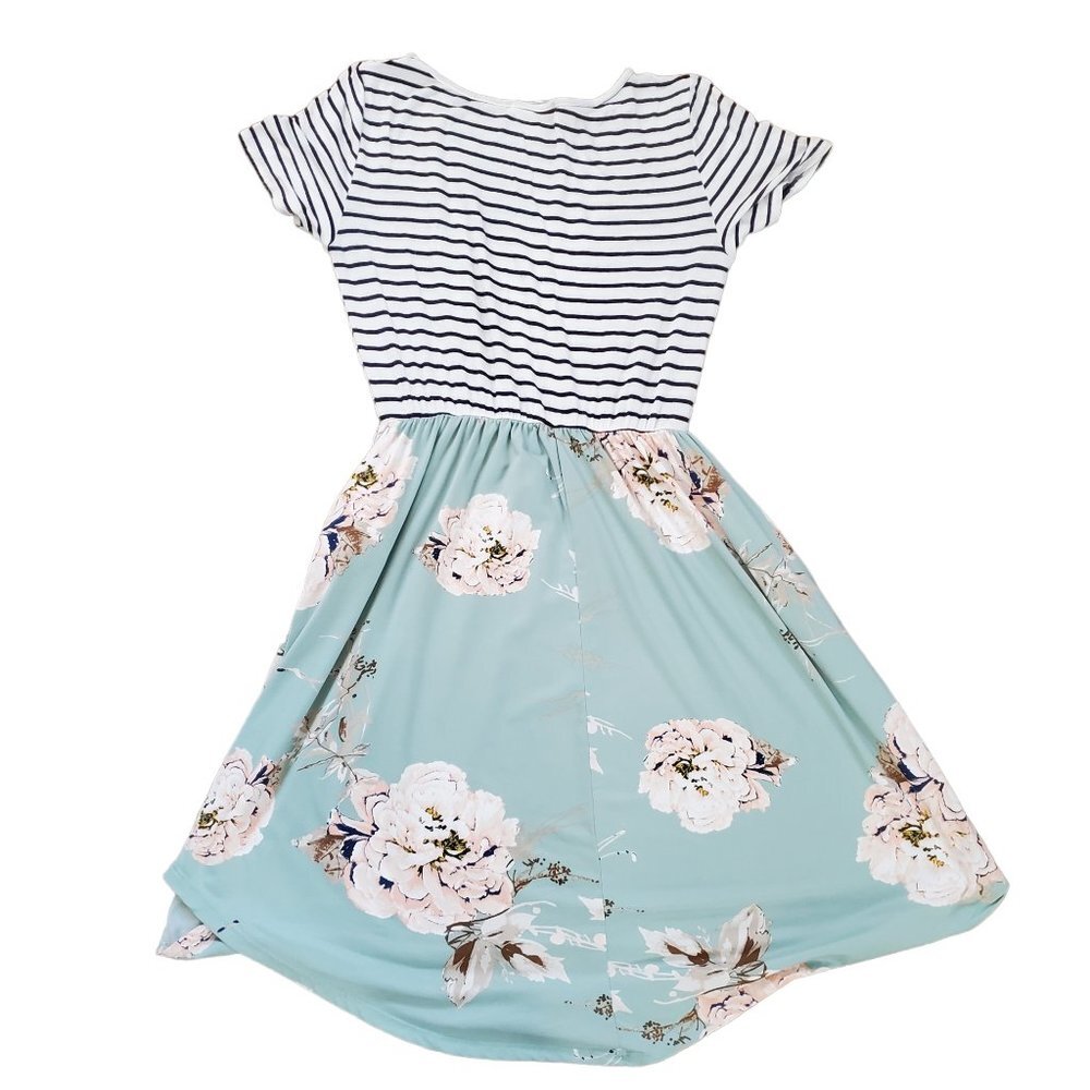 A.gain Made IN USA Floral Dress with‎ Pockets Small